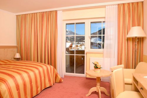 Gemütliche Zimmer in der Unterkunft Sportalm in Gerlos